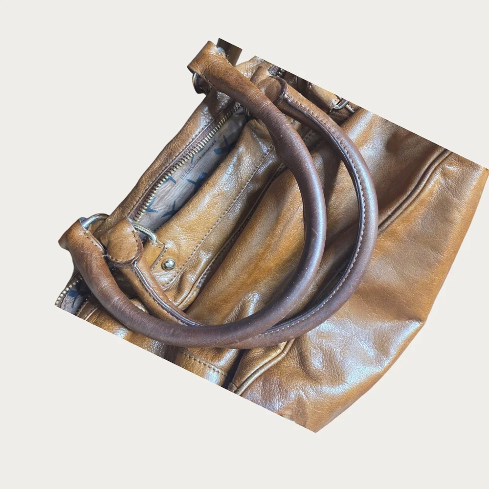 Rebecca Minkoff MAB Medium Brown Leather Satchel